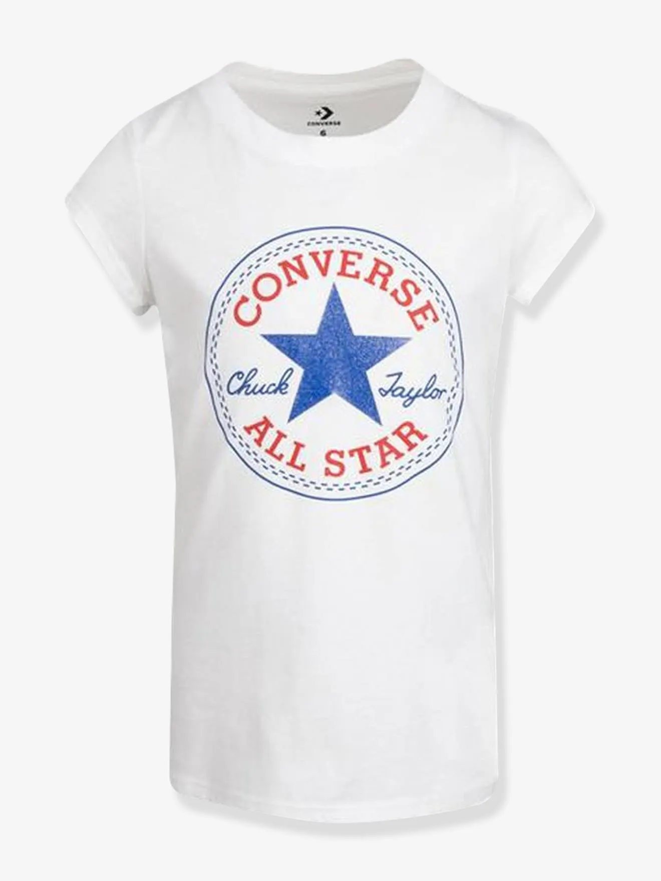 CONVERSE  TSHIRT TIMELESS CHUCK PATCH TEE CONVERSE  WIT