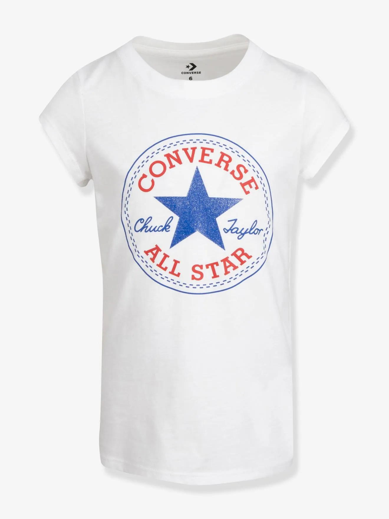 CONVERSE  TSHIRT TIMELESS CHUCK PATCH TEE CONVERSE  WIT