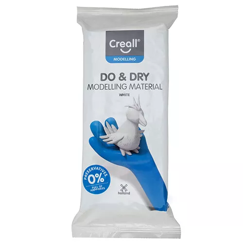 CREALL LUCHTHARDENDE BOETSEERKLEI  1 KG  WIT 