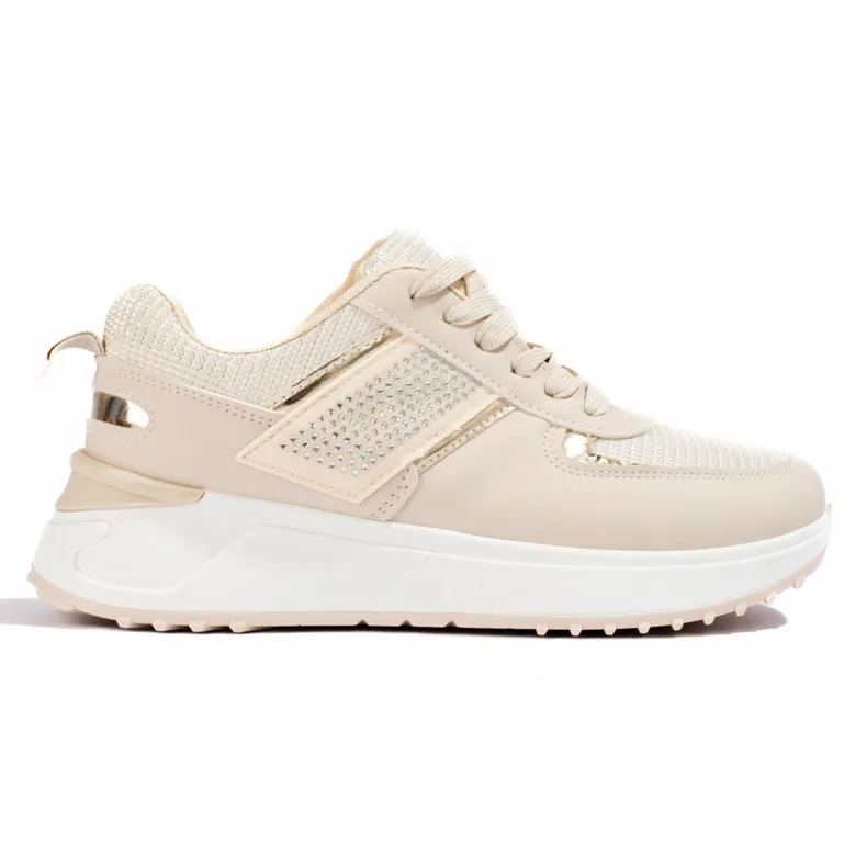 Shelovet beige damessneakers
