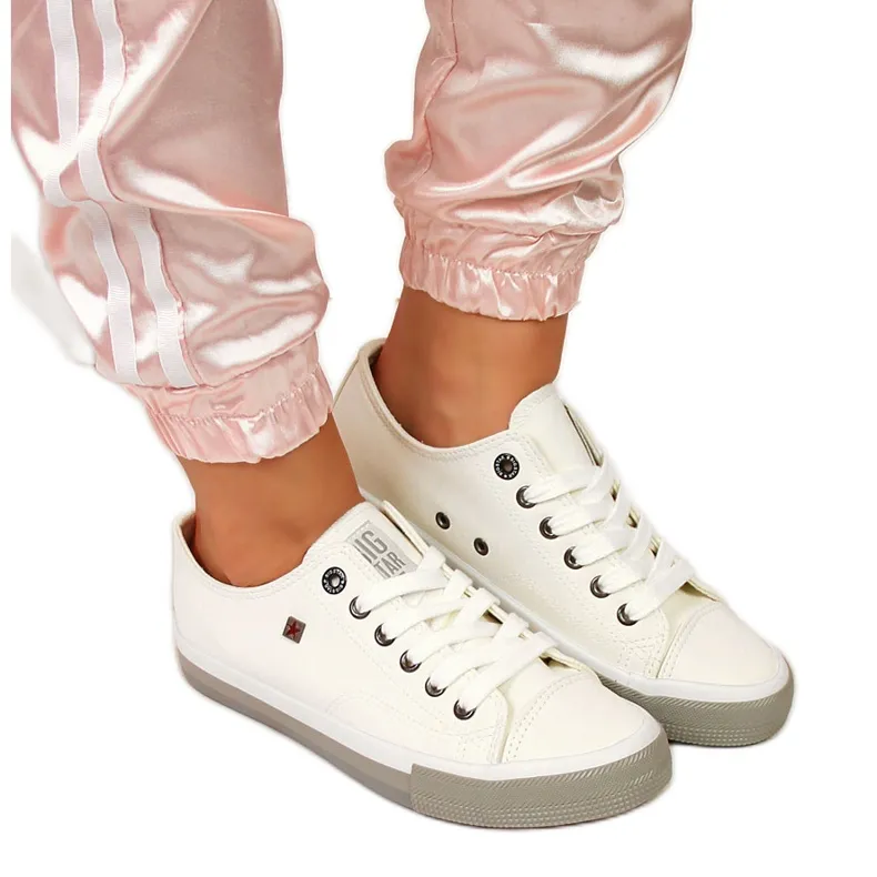 WITTE ECOLEDEREN LOWTOP BIG STAR II274230