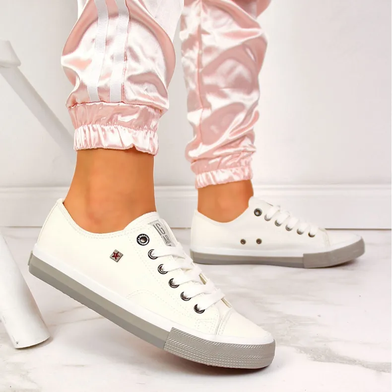 WITTE ECOLEDEREN LOWTOP BIG STAR II274230